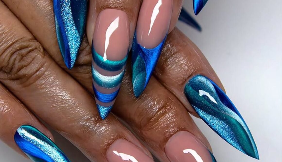 Blue Nails