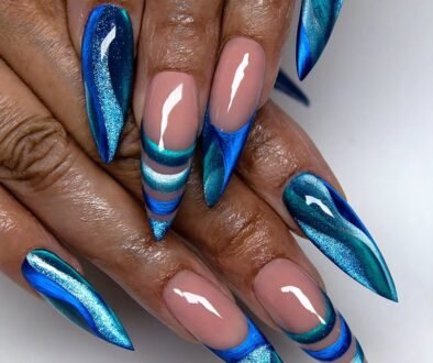 Blue Nails