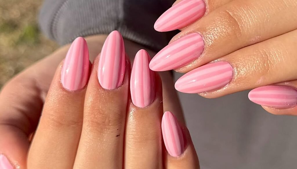 Pink nails