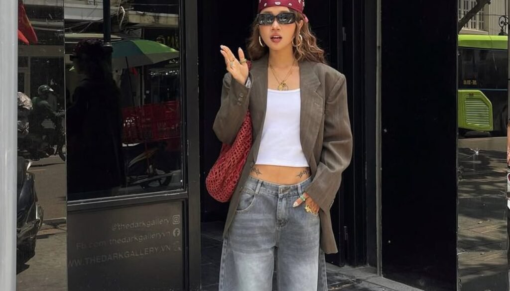 barrel jeans outfit