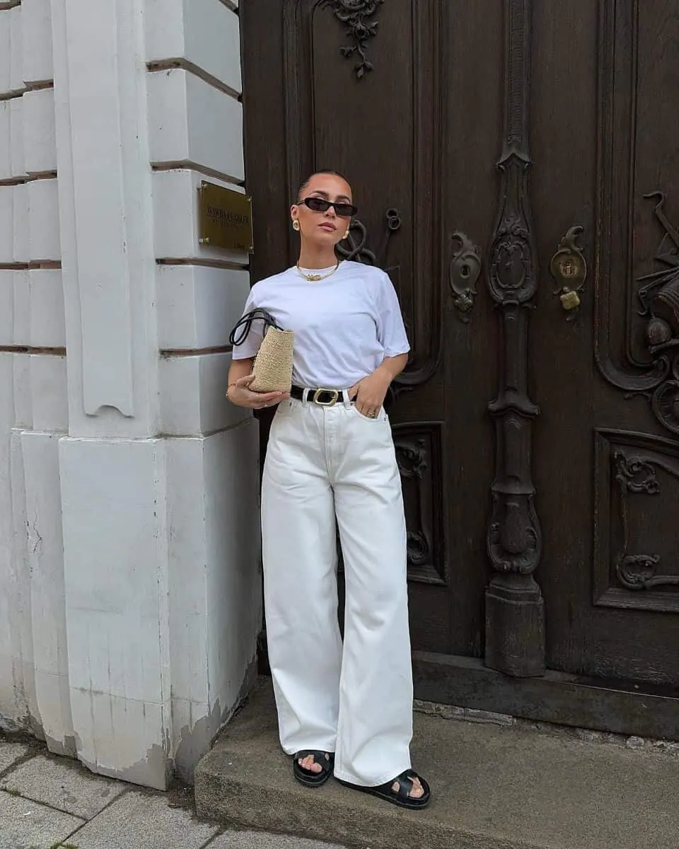 White Jeans Outfits